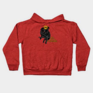 Her Royal Pugness Kids Hoodie